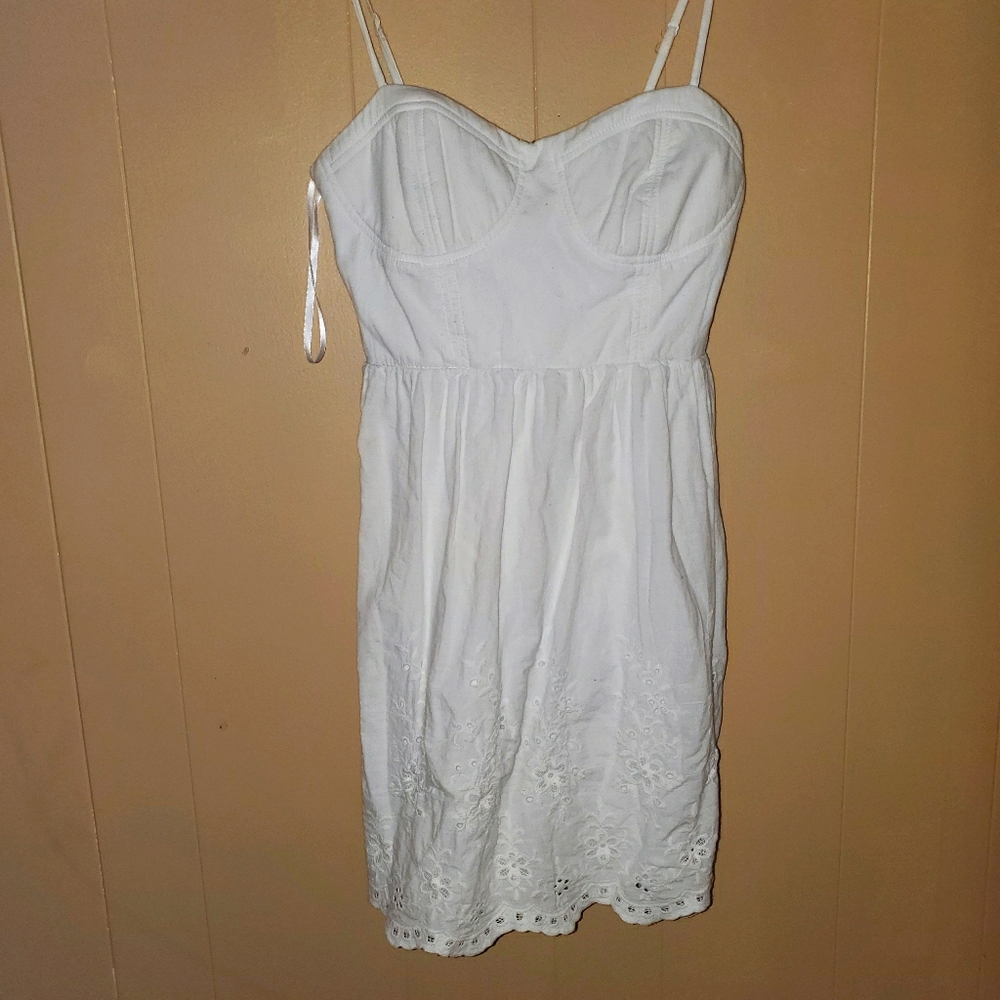 Spring white dress
